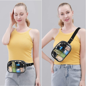 Riñonera de pvc transparente para hombre, bolso de cinturón para correr, personalizado, portátil, impermeable, para exteriores - Product Image 5