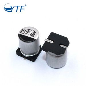 Condensateurs électrolytiques en aluminium <span class=keywords><strong>10uf</strong></span> 6.3v 220uf <span class=keywords><strong>63v</strong></span> 50V 100uF <span class=keywords><strong>Condensateur</strong></span> électrolytique en aluminium SMD - Product Image 2
