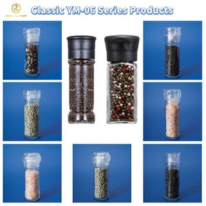 Envases Comerciales de Vidrio para Especias de 60ml/100ml/120ml para Molinillos de Sal Gruesa <span class=keywords><strong>y</strong></span> <span class=keywords><strong>Pimienta</strong></span> <span class=keywords><strong>Negra</strong></span> con Etiquetas Personalizadas - Product Image 5
