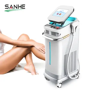 SANHE Newest Skin Rejuvenation Device Painless Permanent Safety 808Nm Diode Laser Hair Removal Beauty Equipment