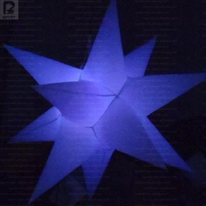 Arco inflable personalizado con luces RGB que cambian de color, modelo de estrella de cinco puntas para entrada a festivales/carnavales/fiestas/bodas/eventos - Product Image 4