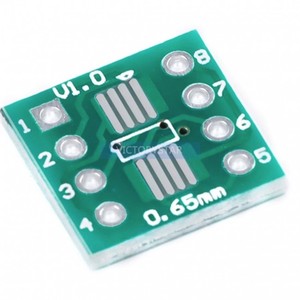 Surface Mount <strong>To</strong> Direct Insertion Adapter Board <strong>SOP8</strong> SSOP8 SSOP8 <strong>to</strong> <strong>DIP</strong> with pin spacing o - Product Image 1