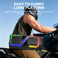 Enceinte portable RVB LED pour home cinéma et fêtes en extérieur avec double mode de batterie