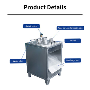 Công nghiệp 304 thép không gỉ trái cây Kiwi táo cà rốt Slicer chuối Rau cắt lát máy cắt - Product Image 2