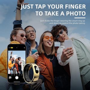 2025 thép không gỉ tập thể dục thông minh Vòng với cử chỉ điều khiển màn hình cảm ứng - Product Image 5