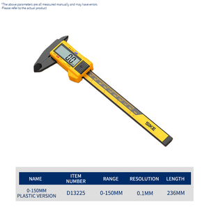 <span class=keywords><strong>Calibrador</strong></span> <span class=keywords><strong>Vernier</strong></span> Digital de 0-150 mm (12 Pulgadas) con Pantalla LCD Grande, Herramienta de Medición - Product Image 3