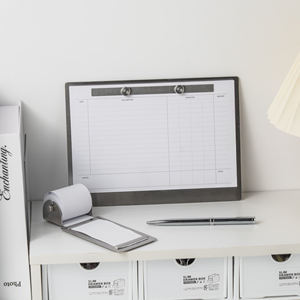 Porta Notas Adhesivas de Acero Inoxidable, Fácil de Usar por Arrancar, Accesorio de Almacenamiento para Escritorio de Oficina, Admite Logotipo Personalizado - Product Image 2