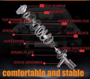 Nuevo conjunto <span class=keywords><strong>de</strong></span> Amortiguador delantero <span class=keywords><strong>de</strong></span> coche para Mercedes Benz Clase W176 Clase B W246 reemplazos para 1763232000 1763233000 - Product Image 5