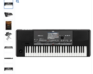 Clavier de station de travail d'arrangement Korg Pa600, 61 touches - Product Image 1