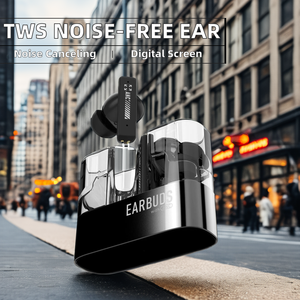 <span class=keywords><strong>ANC</strong></span> & ENC X TWS Auriculares HIFI Altavoz de acero y auriculares internos Pantalla digital Tecnología de cancelación de ruido Indicador de batería - Product Image 5