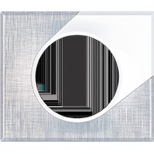 Plaque d'interrupteur mural 1 groupe COMETE SOUL - Product Image 1