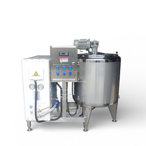 Refroidisseur de liquide Ace en acier inoxydable 304, 200L-1000L, machine à refroidissement verticale et horizontale, équipement de réservoir ouvert, réservoir de refroidissement, refroidisseur de lait en vrac - Product Image 4