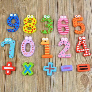 儿童教育工具abc 123玩具多色泡沫EVA塑料木制磁性冰箱字母数字 - Product Image 6