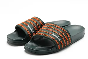 Xsheng Factory Price Support Dropshipping Super Soft Pu Sole Custom Logo Comfortable Slides Designer Sandals Slides Slipper