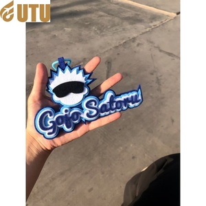 4 estilos Anime no tejido bordado llavero colgante llavero bolsa accesorios regalo-F - Product Image 5