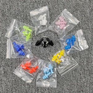 Ensemble de natation en silicone souple, pince-nez étanche + bouchons d'oreilles avec boîte pour le surf, la plongée et l'apprentissage de la natation, accessoires - Product Image 5