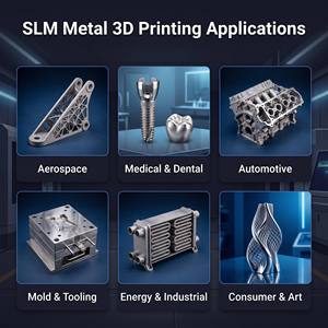 Servicio de Impresión 3D en Metal SLM Personalizado, Prototipado Rápido y Producción de Bajo Volumen para Piezas Automotrices, Aeroespaciales e Industriales - Product Image 5