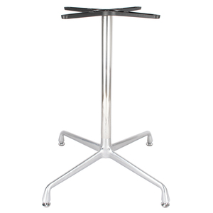 <span class=keywords><strong>Pied</strong></span> de <span class=keywords><strong>table</strong></span> X de luxe moderne nordique robuste pour bar, restaurant, café, bistrot – Base de <span class=keywords><strong>table</strong></span> en métal et acier chromé argenté - Product Image 3