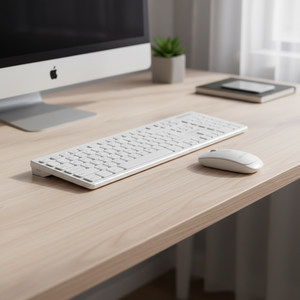 <span class=keywords><strong>COOCAA</strong></span> CAS-100 2.4G ชุดคีย์บอร์ดและเมาส์ไร้สายสำหรับเล่นเกม 108 ปุ่ม ขนาดเต็ม รองรับการเชื่อมต่อแบบ Plug-and-Play ออกแบบตามหลักสรีรศาสตร์ กันน้ำ สำหรับพีซี/แล็ปท็อป - Product Image 3