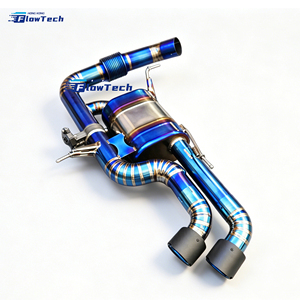 Sistema de escape Cat-Back de titanio de grado de competición de primera categoría con válvulas integradas de fábrica para BMW i8 1.5T híbrido enchufable - Product Image 4