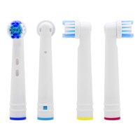 Terbaru Kompatibel untuk Oral-B EB17P Kepala Pengganti Sikat Gigi Elektrik Bulu Nilon DuPont Bersih Sensitif CE ROHS 4 Pak