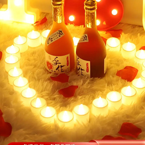 Elektronisches Tee licht Vela Luz Romantische Hochzeit Valentine Home Decoration Flammen loses <span class=keywords><strong>LED</strong></span>-Kerzenlicht für Weihnachts plastik kerze - Product Image 2