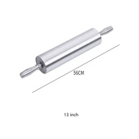 Accessoires de cuisine Outils de cuisine en métal Pâtisserie Pizza Pie Board Pâte antiadhésive Rouleaux à pâtisserie en aluminium