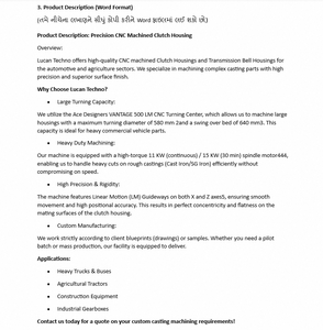 Nueva Carcasa de Embrague de Hierro Fundido Mecanizada por CNC de Primera Calidad – Reemplazo de Alta Precisión para Aplicaciones Automotrices - Product Image 6