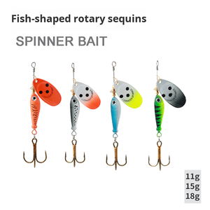 Leurre de pêche ALPHA 11g 15g 18g, spinner, pêche en eau salée, appât artificiel ciblé, cuillère dure, leurres métalliques, spinnerbait, équipement de pêche - Product Image 6