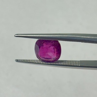 Rubí Cultivado en Laboratorio, Forma Cojín, Sintético, Facetado, Color Rojo Intenso, Piedras Preciosas Sueltas para Joyería, de 4mm a 12mm, Cristal Creado