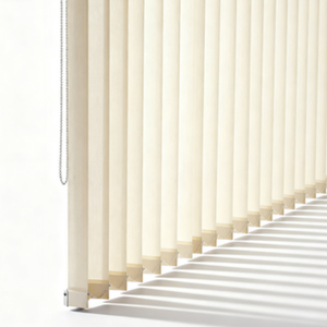 Stores verticaux incurvés traités anti-poussière avec une finition <span class=keywords><strong>à</strong></span> lamelles conforme <span class=keywords><strong>à</strong></span> la sécurité et durable pour les salles de réunion et l'<span class=keywords><strong>intérieur</strong></span> - Product Image 1