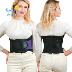 Top One Sangles lombaires élastiques Corset Type Attelle de soutien du dos pour le soulagement de la douleur Ceinture de soutien de la taille sportive avec fonction de protection - Product Image 1
