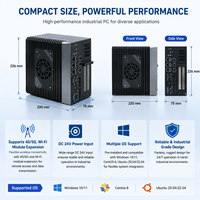 PC Industrial Integrado y Escalable, con Módulo WiFi 4G/5G Opcional, UPS, Procesamiento de Imágenes, Windows/Linux, en Stock, Intel I3/i5/i7