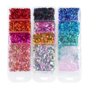 Lentejuelas para Decoración de Uñas al por Mayor, 2g/bolsa, 26 Letras, Lentejuelas Mixtas de Colores para Decoración de Uñas, Pegatinas para Salón de Belleza - Product Image 5