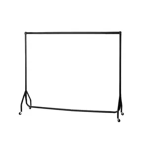 Heavy Duty Clothes Rail Garment Rail 6ft Long x 5ft High Metal Storage Hanging Rack