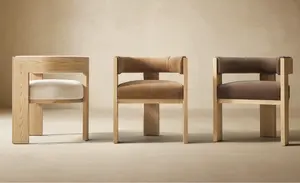 Современный роскошный обеденный стул Sassanid OEM, современный американский кожаный обеденный стул Elgine
