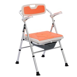 <b>Bathing</b> Stool Commode Chair Height Adjustable Shower <b>Bench</b> With Cold Proof Mat For Elderly Bathroom Safety Equipment - Product Image 3