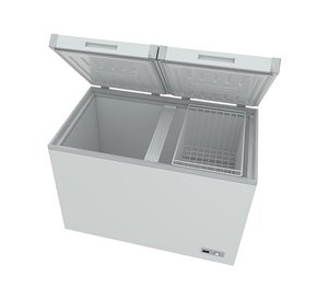 中国冰柜供应商500L顶部折叠门商用冰箱食品深箱冰柜 - Product Image 4