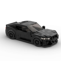 Blocs de construction MOC compatibles avec M4, jouet de montage DIY, voiture classique, décoration créative, modèle de bureau, briques, jouets