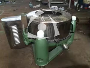 Centrifuga dell'idroestrattore della strumentazione della lavanderia dell'acciaio inossidabile di piccola capacità con l'operazione facile del cuscinetto & del motore - Product Image 3