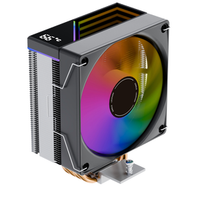 Jungle Leopard KF420E-DGT CPU Air-Cooled Radiator 1700 AM5 ARGB Cooler <b>Fan</b> 4 Copper & Aluminum Heat Pipes LED Fluid Bearing Comp - Product Image 1
