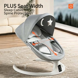 Incubatrice Intelligente Bionic Comfort per Neonati, <span class=keywords><strong>Culla</strong></span> Elettrica con Telecomando e Supporto Lombare Regolabile - Product Image 6