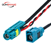 Câble de communication RF Fakra+2, faisceau d'alimentation vidéo, coaxial en cuivre 500 mm, universel, type Z