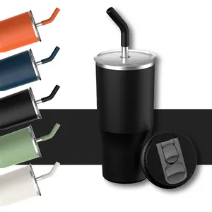 Edelstahl Doppelwand Reise Kaffeebecher Tassen vakuum Thermoskanne Großhandel Großhandel mit Deckel