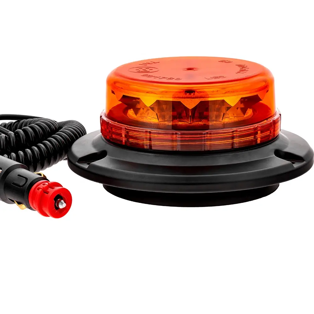 ECE R65,ECE R10 Lampu Kilat Peringatan Darurat, 12V 24V Lampu LED Strobo Penambangan Sinyal Amber untuk Forklift Truk