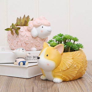 <span class=keywords><strong>Maceta</strong></span> de resina, artesanía de estilo japonés, Animal de dibujos animados, planta <span class=keywords><strong>en</strong></span> <span class=keywords><strong>maceta</strong></span> de escritorio, bonsái de jardín suculento <span class=keywords><strong>en</strong></span> el balcón - Product Image 2