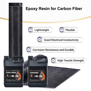 UV kháng và màu vàng kháng AB Keo Epoxy nhựa tinh thể rõ ràng cho xe sợi carbon - Product Image 4