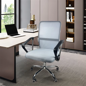 Sillas de oficina de malla giratoria Fábrica de muebles de oficina Venta caliente Sillas de malla completa con respaldo medio baratas No hay comentarios todavía - Product Image 1