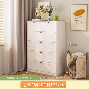 Armoire de salon au design moderne 2/4/<span class=keywords><strong>5</strong></span>/6 Commode à tiroirs Grand coffre de rangement - Product Image 6