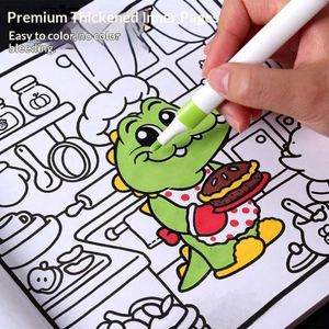 สมุดระบายสีสีกัวเช่ซีรีส์สปูคกี้ คิวตี้ มอนสเตอร์-หนังสือปกอ่อนหลากสี - Product Image 4